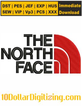 The-North-Face-Logo-Embroidery-Design