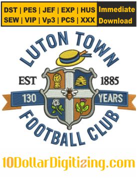 Luton-Town-FC-Logo-Embroidery-Design