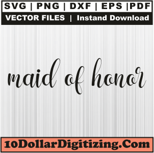 Maid-Of-Honor-Svg