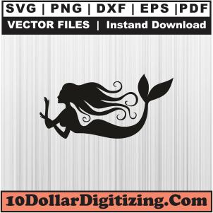 Mermaid-Girl-Svg