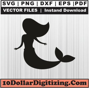 Cute-Mermaid-Svg