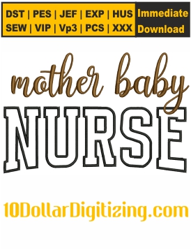 Mother-Baby-Nurse-Embroidery-Design