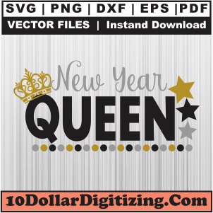 New-Year-Queen-Svg