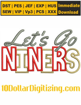 Lets-Go-Niners-Embroidery-Design