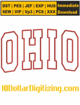 Ohio-Outline-Embroidery-Design