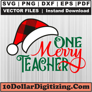 One-Merry-Teacher-Svg