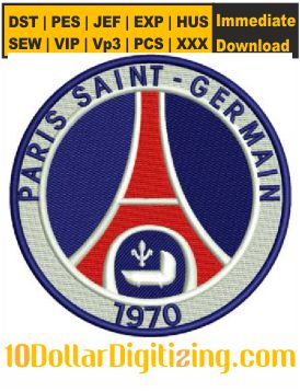 Paris-Saint-Germain-1970-Embroidery-Design