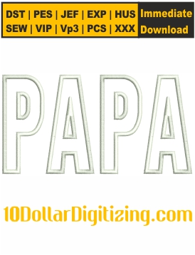 Papa-Letters-Applique-Embroidery-Design