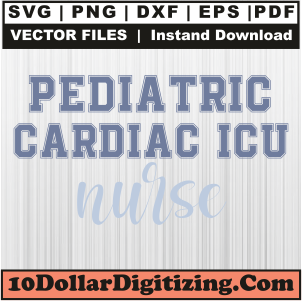 Pediatric-Cardiac-Icu-Nurse-Svg