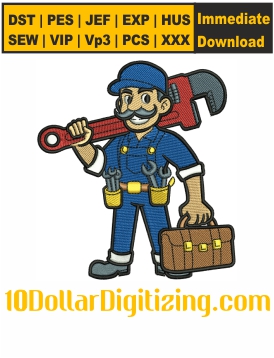 Plumber-Embroidery-Design