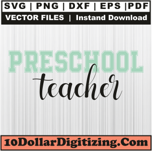 Preschool-Teacher-Svg