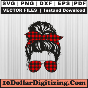 Buffalo-Plaid-Mom-Svg