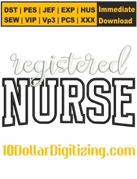 Registered-Nurse-Embroidery-Design