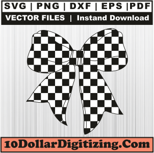 Retro-Checkered-Coquette-Bow-Svg