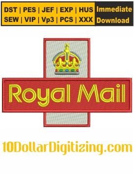 Royal-Mail-Logo-Embroidery-Design