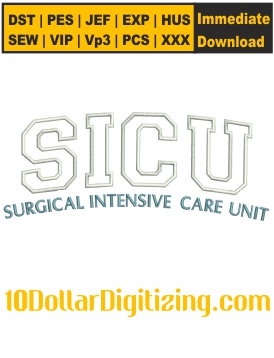 Surgical-Intensive-Care-Unit-Embroidery-Design