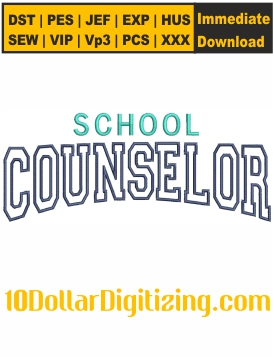 School-Counselor-Embroidery-Design