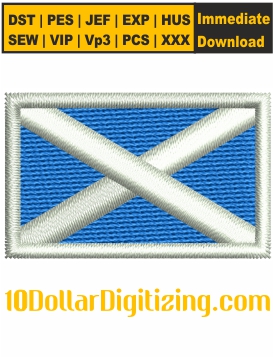 Scotland-Flag-Embroidery-Design