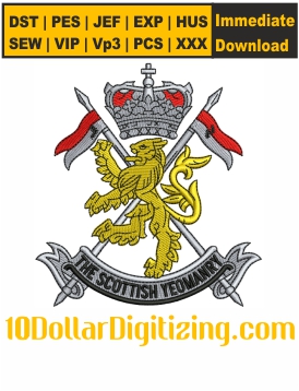 Scottish-Yeomanry-Regiments-Embroidery-Design