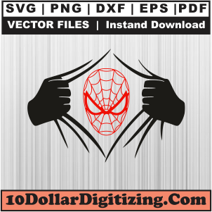 Spiderman-Head-Cuttable-Svg