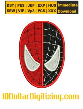 Spiderman-Mask-Embroidery-Design
