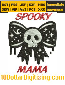 Spooky-Mama-Emboidery-Design