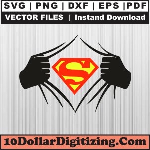 Superman-Cuttable-Design-Svg