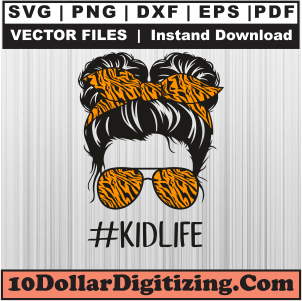 Tiger-Print-Kid-Life-Svg