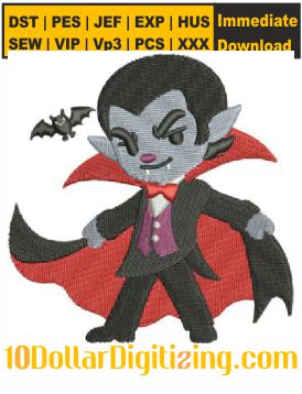 Vampire-Halloween-Emboidery-Design