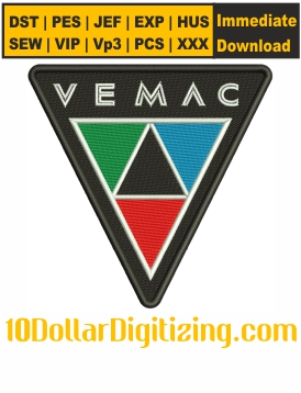 Vemac-Car-Logo-Embroidery-Design