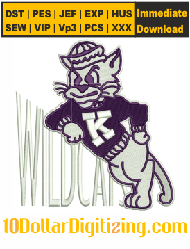 Wildcats-Kansas-State-Emroidery-Design