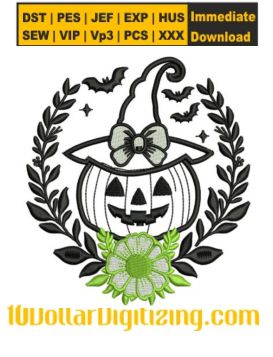 Halloween-Floral-Pumpkin-Applique-Embroidery-Design